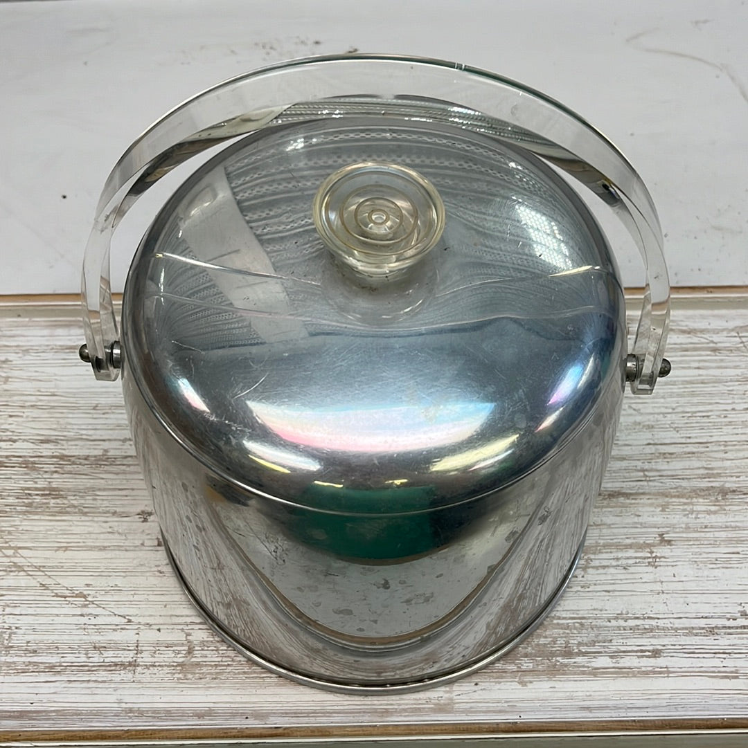 Vintage Kromex Chrome Ice Bucket, 1950s