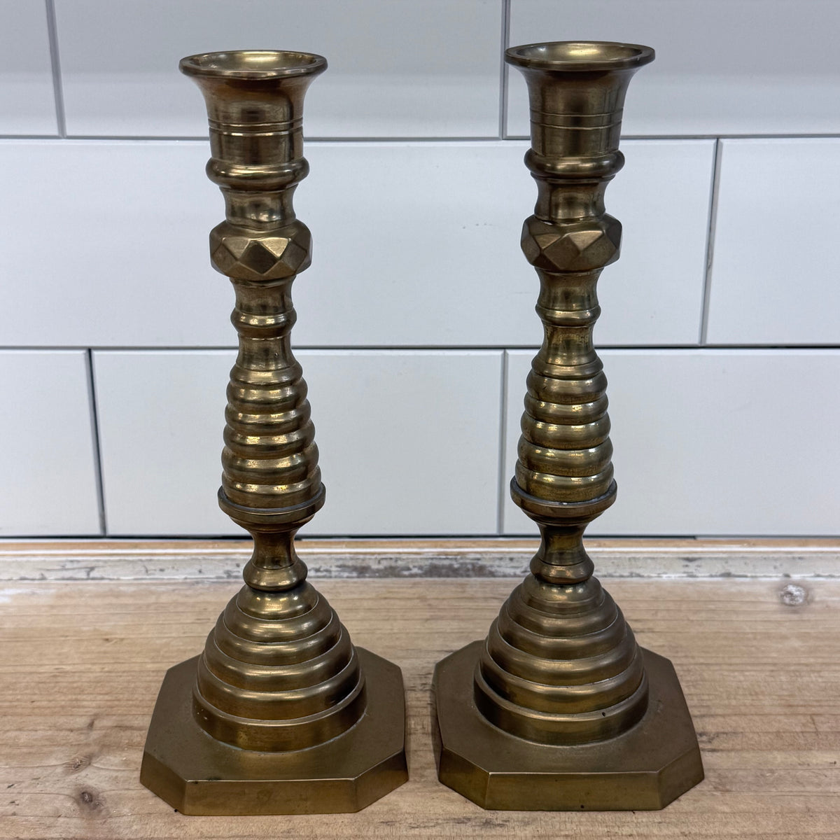 Solid Brass Candle Holder Selection