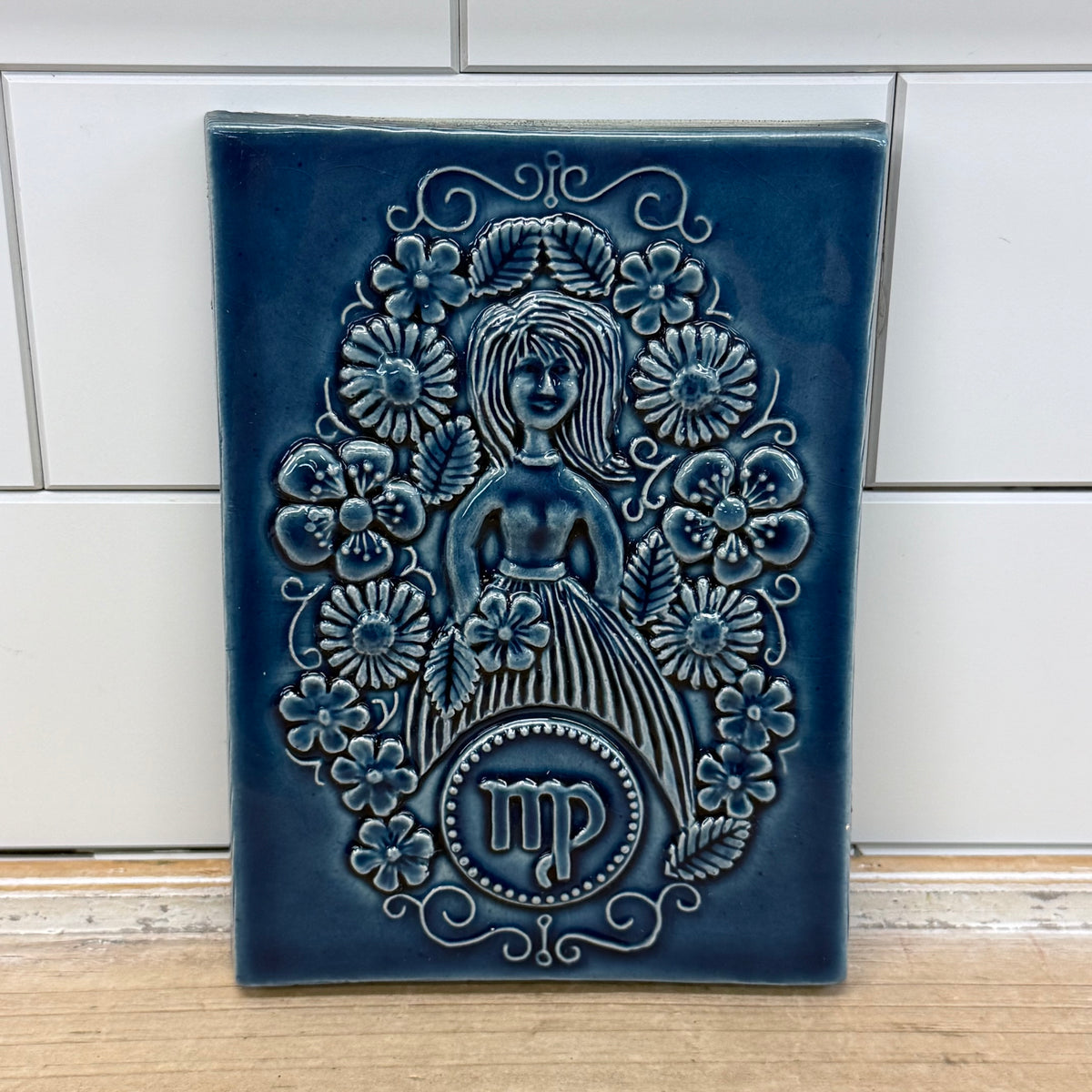 Jie Gantofta Virgo Zodiac 789/2 Wall Plaque 1970s