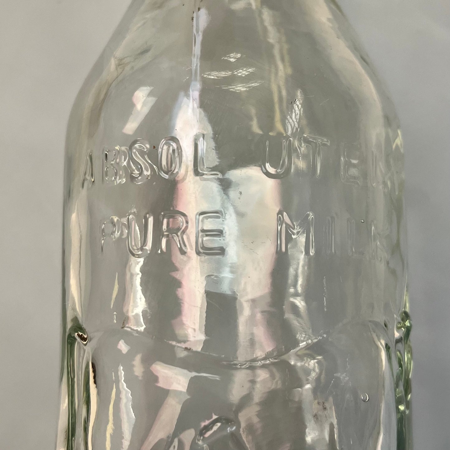 Lynn Glass Co,The Milk Protector Glass Bottle