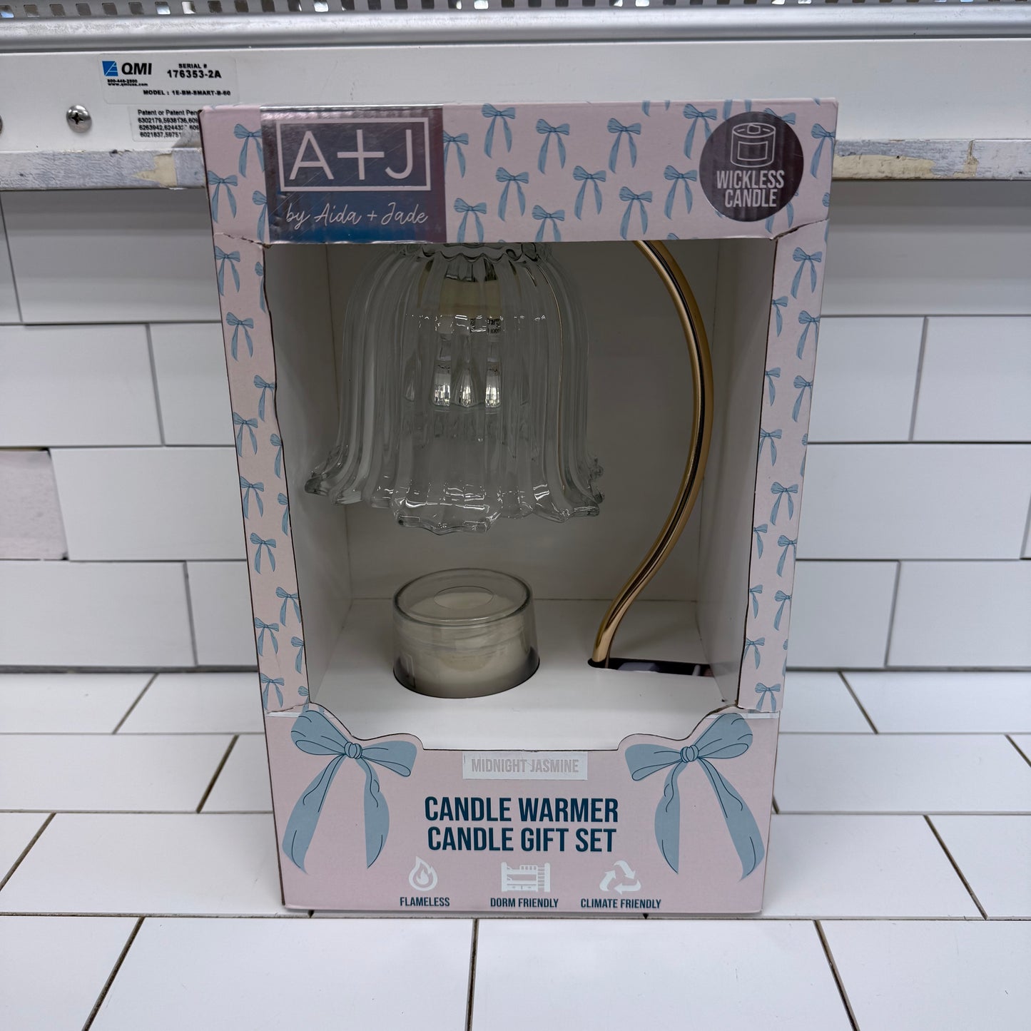 Aida Jade Candle Warmer Gift Set Midnight Jasmine