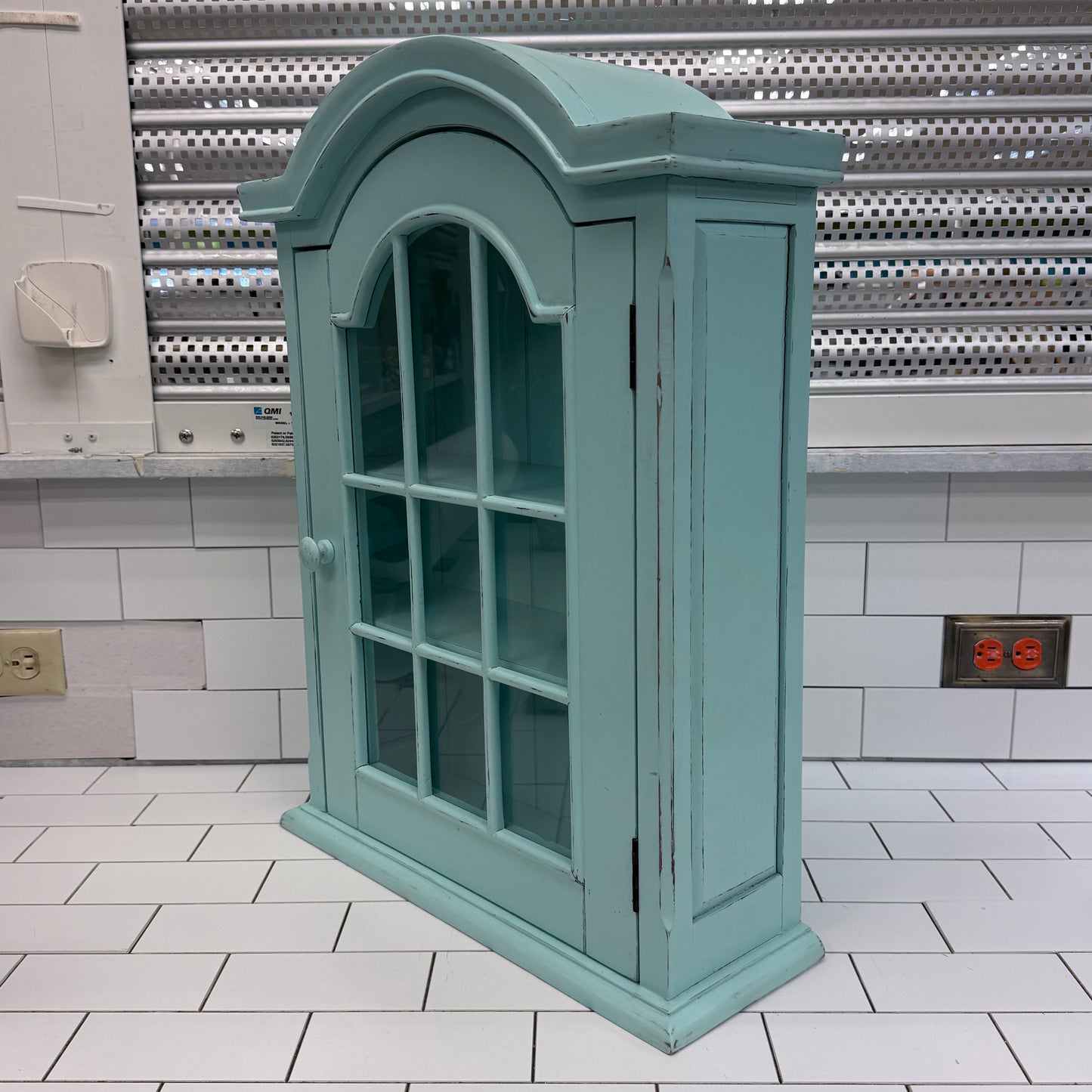 Farmhouse Wall Display Curio Cabinet