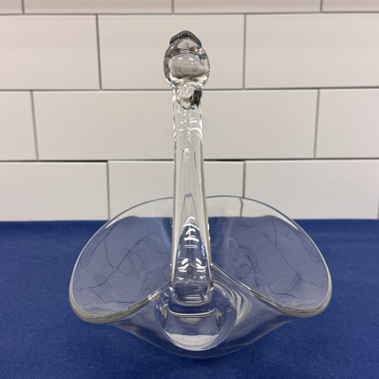 Duncan & Miller Swan Glass Dish