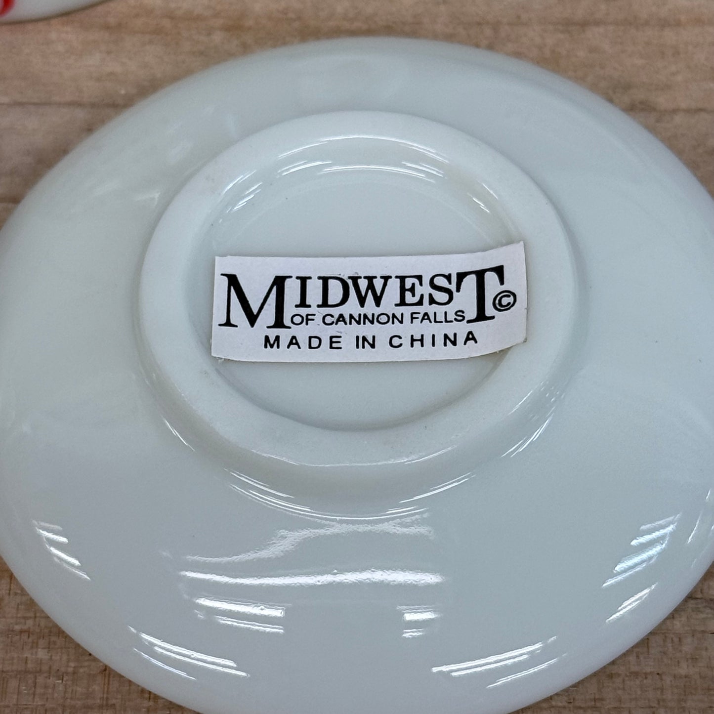 Midwest Cannon Falls Alphabet Bear Child Tea Set Porcelain