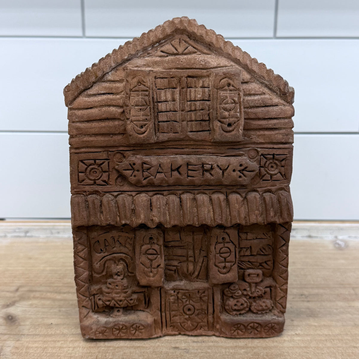 Rustic Bakery House Planter Cottage Shop Decor