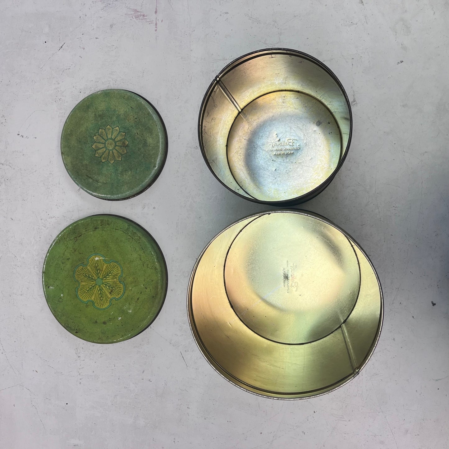 Ballonoff Metal Kitchen Canister Set of 4, 1977