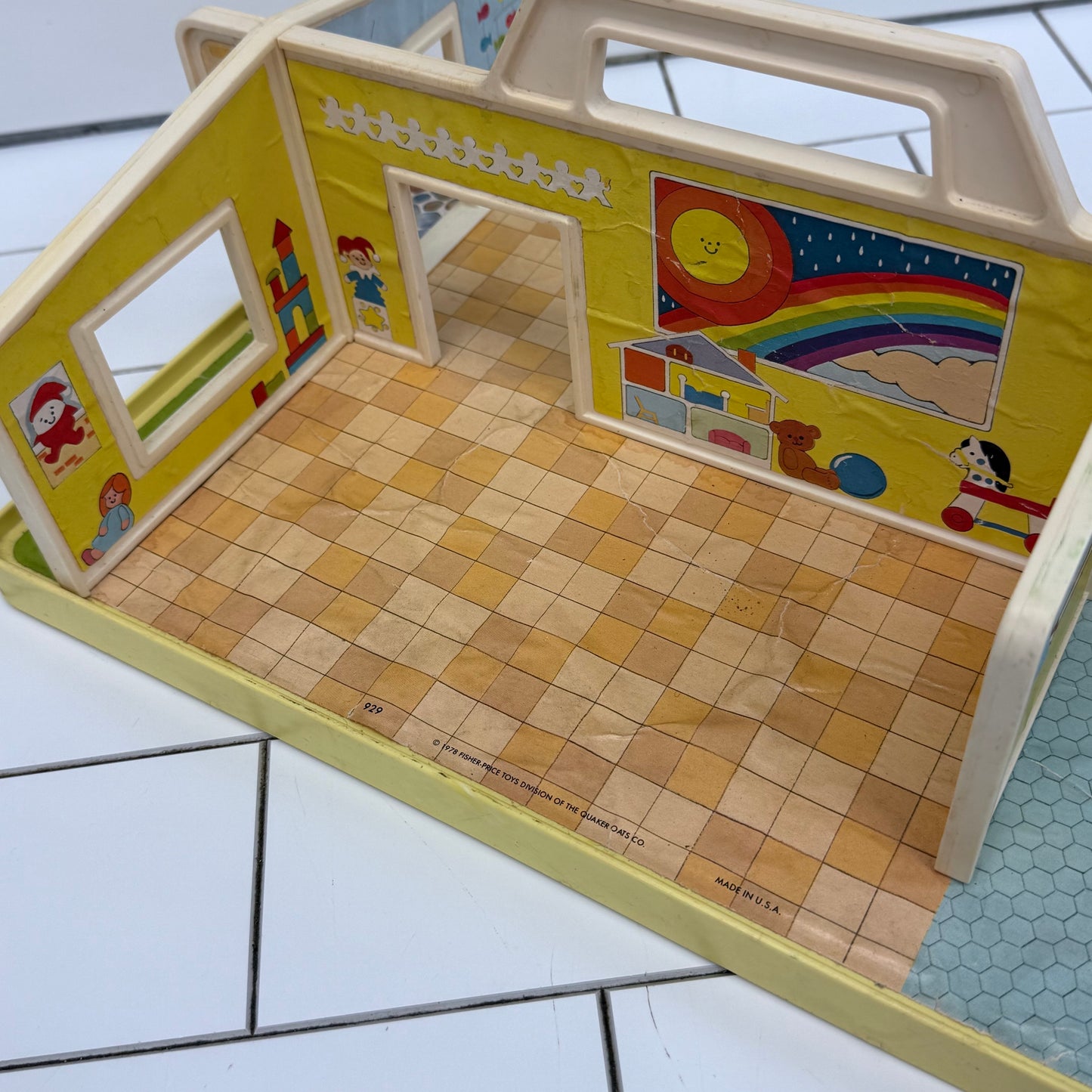 1978 Fisher Price Little People Nursery School Lot