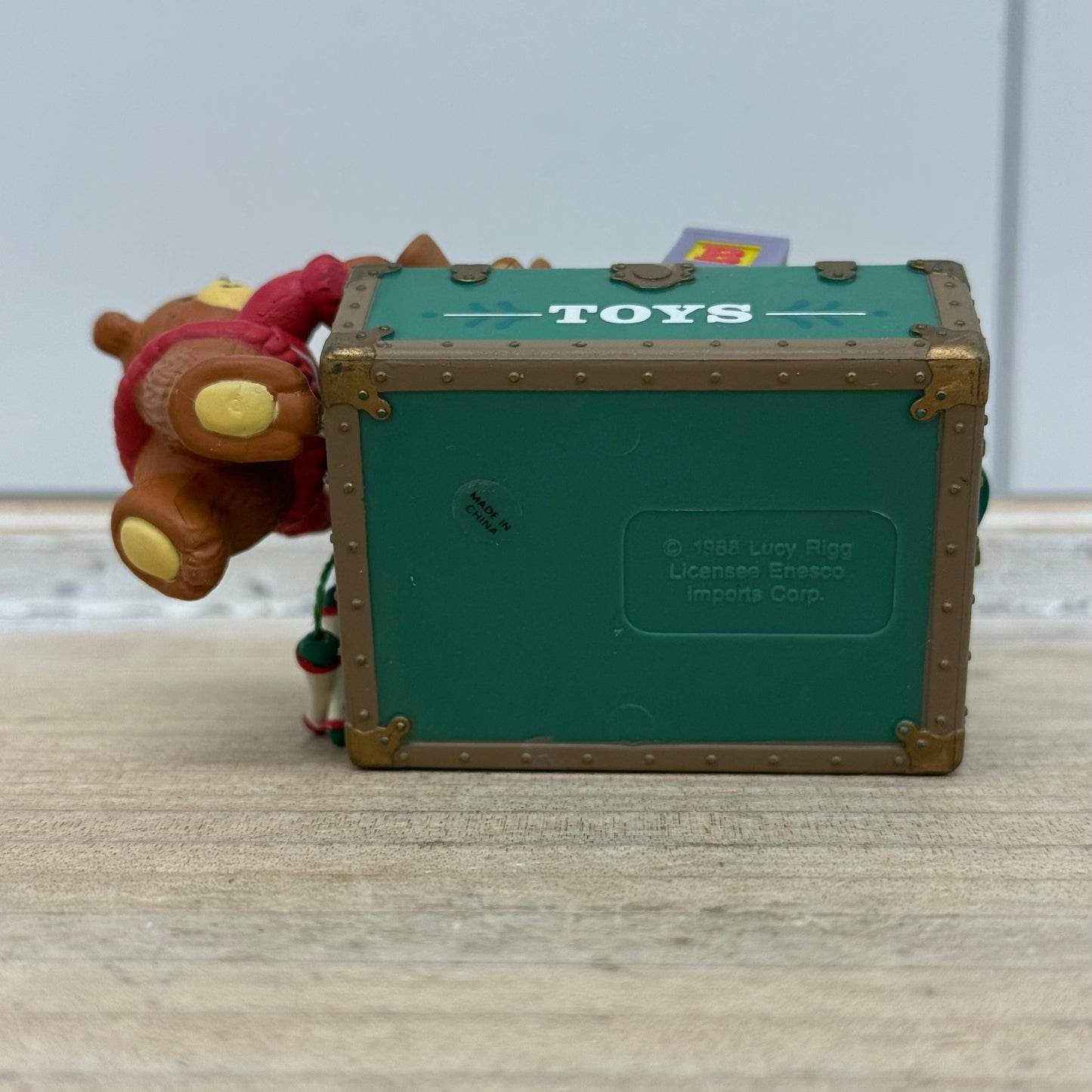 Enesco Lucy Rigg Toy Chest Keepsake Ornament, 1988