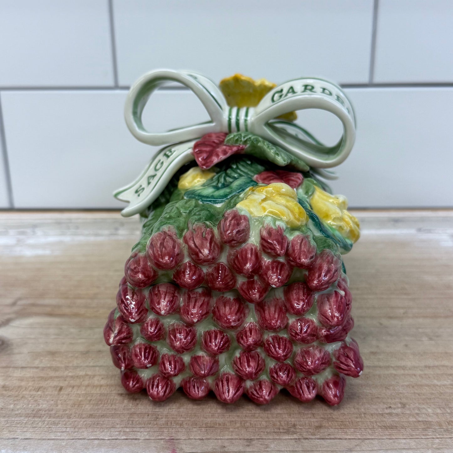 Fitz & Floyd Herb Garden Container, Ceramic