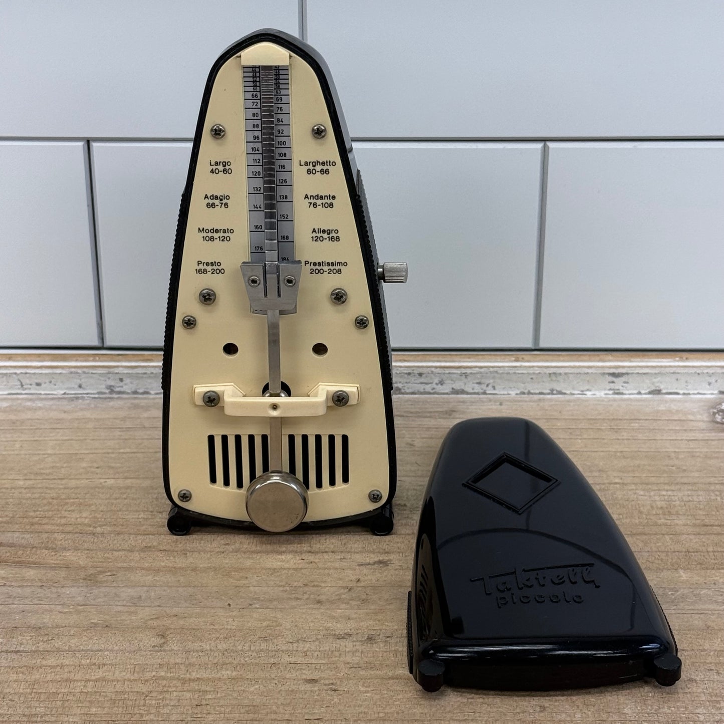 Wittner Taktell Piccolo Wind-Up Metronome Germany Tested Works