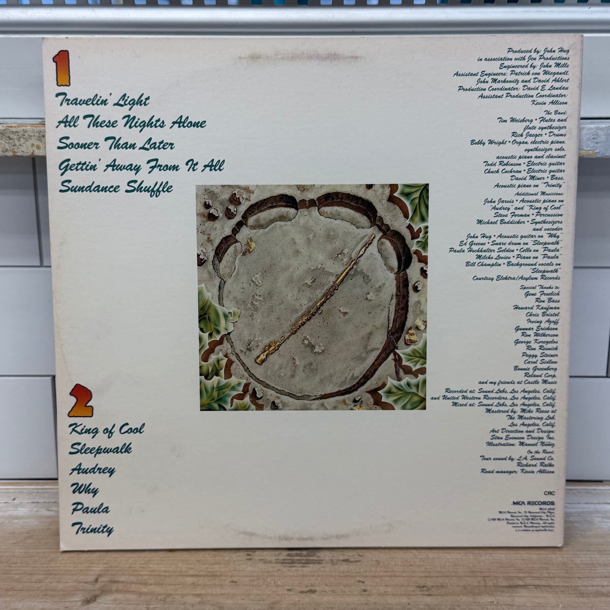 Tim Weisberg Travelin’ Light Vinyl LP 1981 MCA #MCA-5245