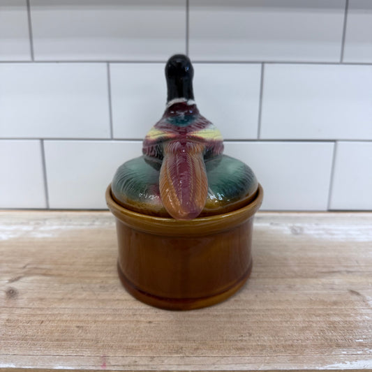 Italian Pheasant Tureen, Ceramic pâté Dish