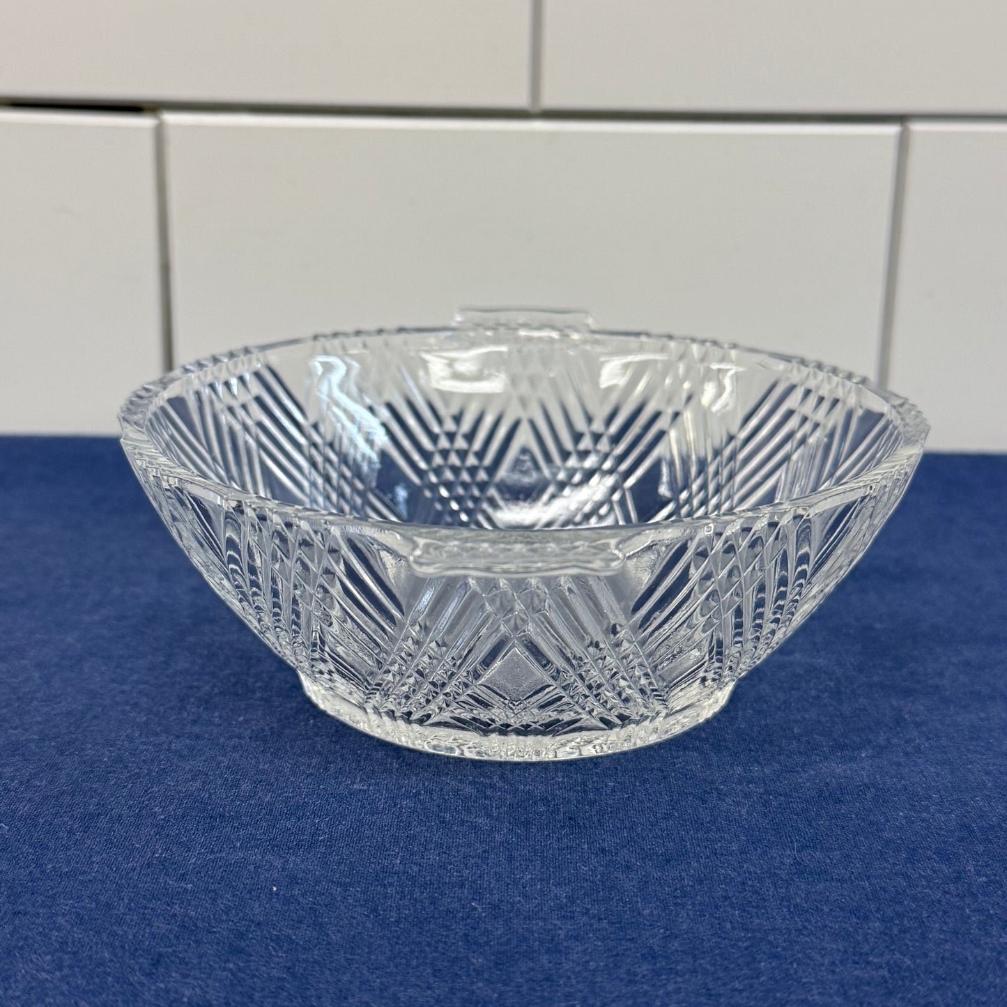 Hazel Atlas Berry Bowls Starlight, Glass Set of 6