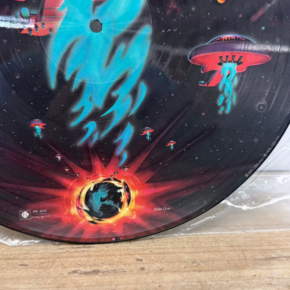 Boston Self-Titled Picture Disc Vinyl Record, 1976 – Epic 34188