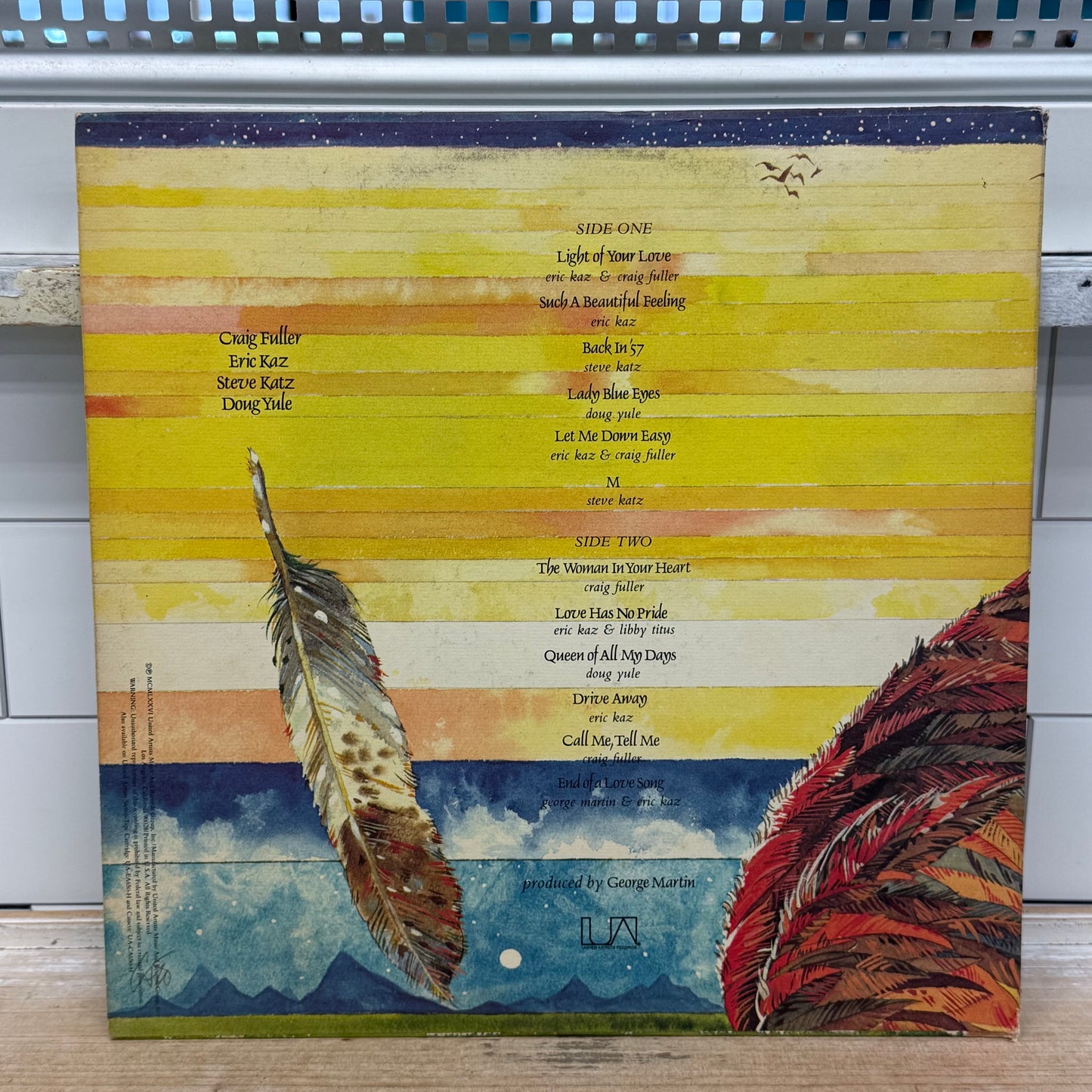 American Flyer Self Titled Vinyl LP 1976 United Artists #UA-LA650-G