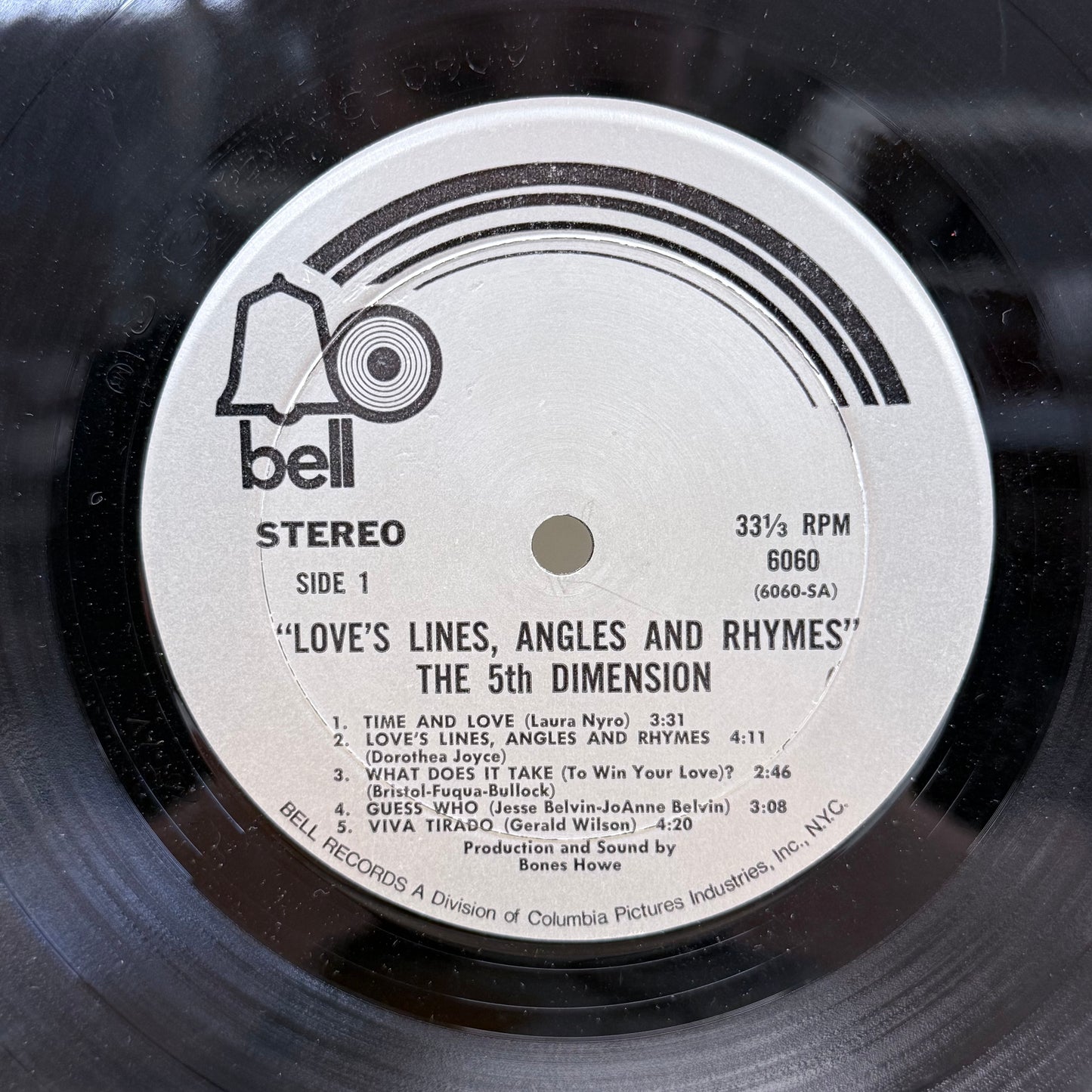 The 5th Dimension Love's Lines Angles Rhymes LP 1971 #6060