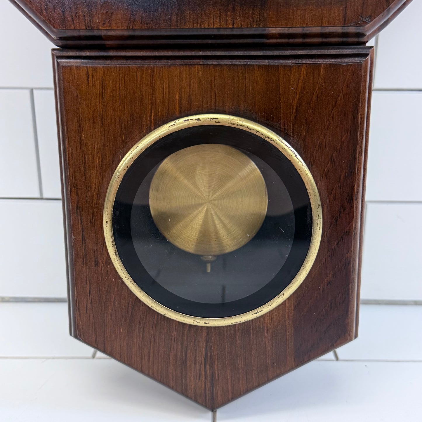 Verichron Quartz Pendulum Regulator Wall Clock