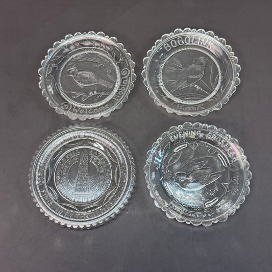 Pairpoint Pressed Glass Cup Plate Selection