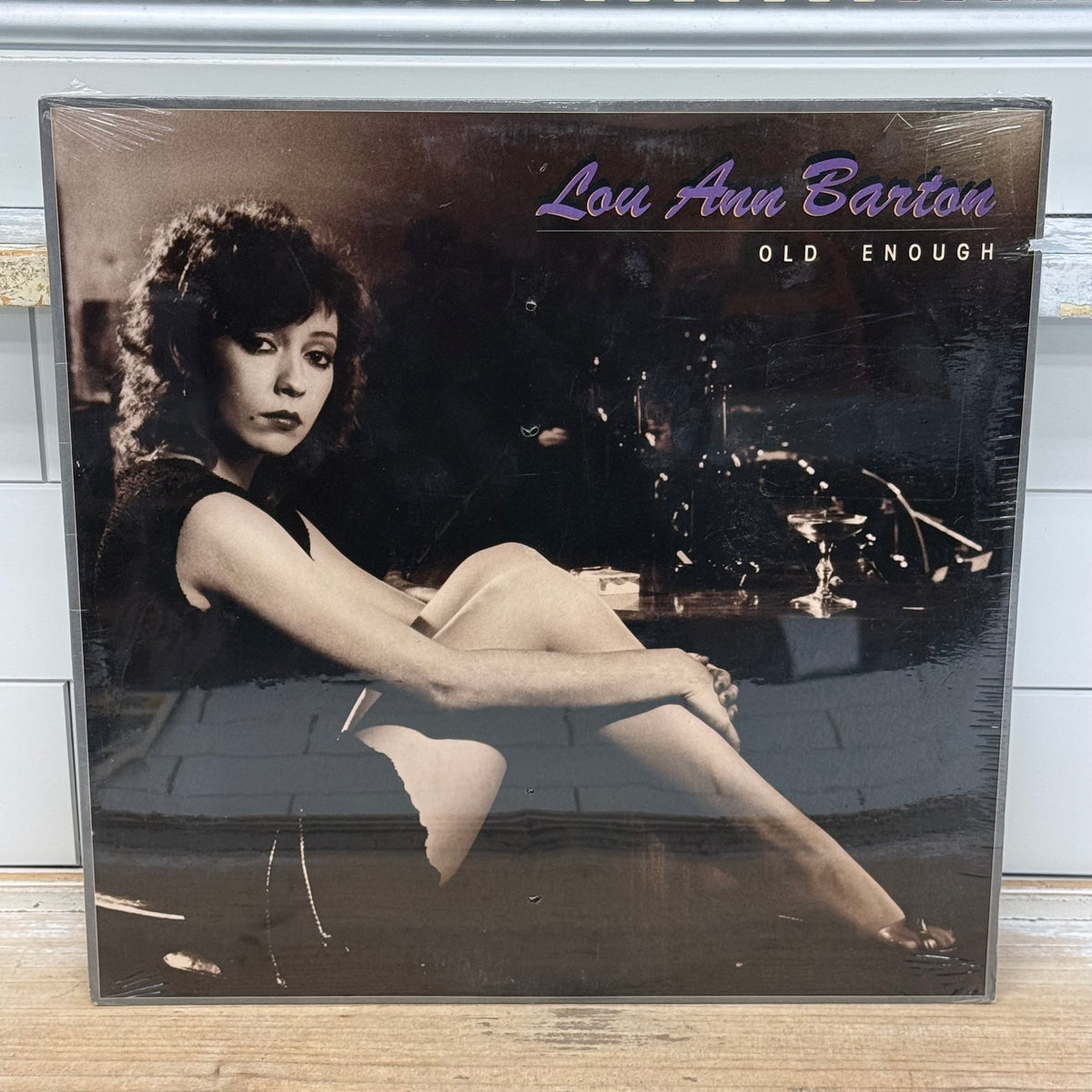 Lou Ann Barton Old Enough Vinyl LP 1982 Asylum E1-60032