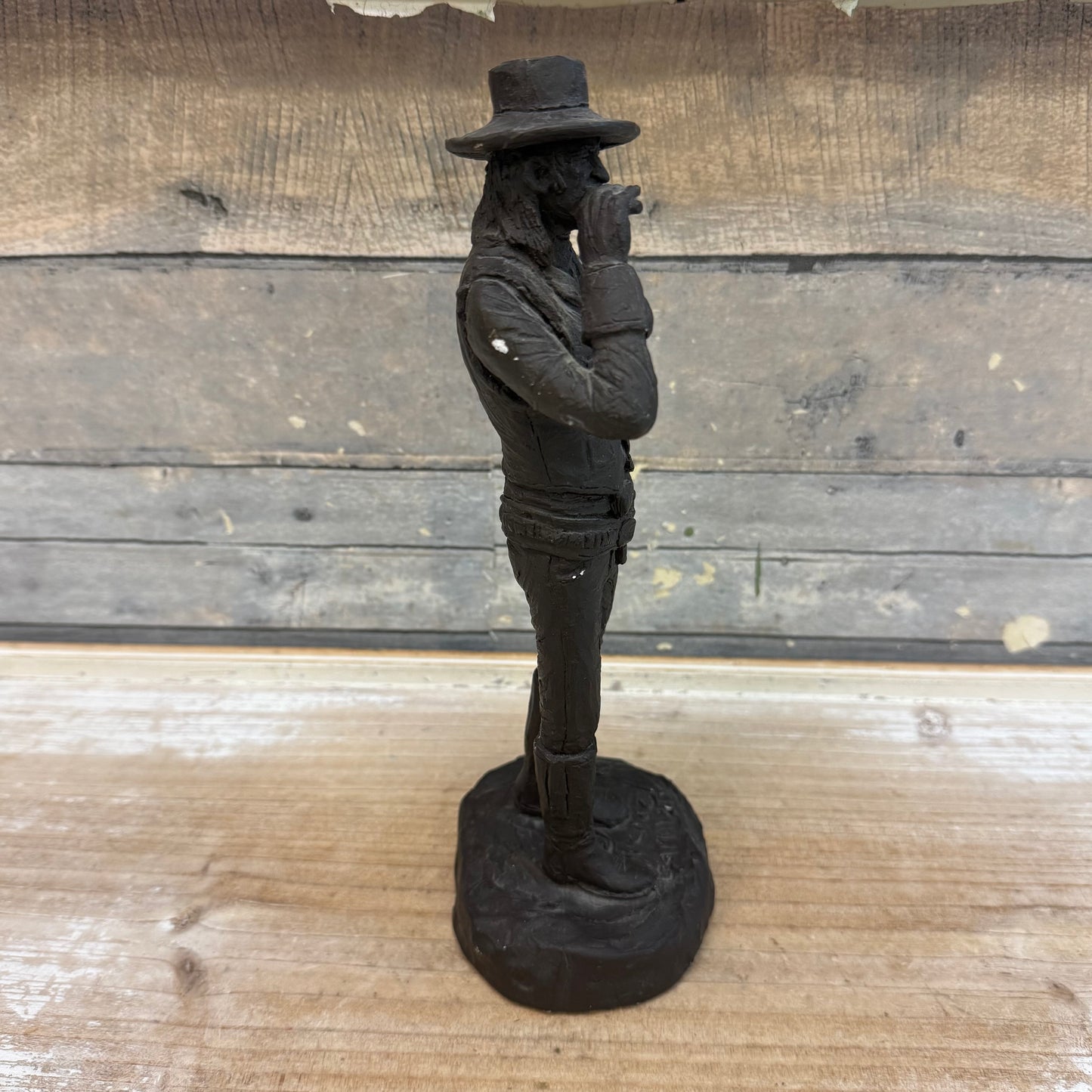 Michael Garman Wild West Shooter Figurine, Signed 1986