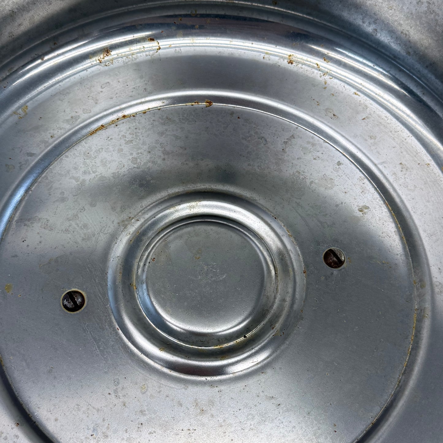 Everedy Chrome Locking Lid Cake Carrier Vintage Metal Dome