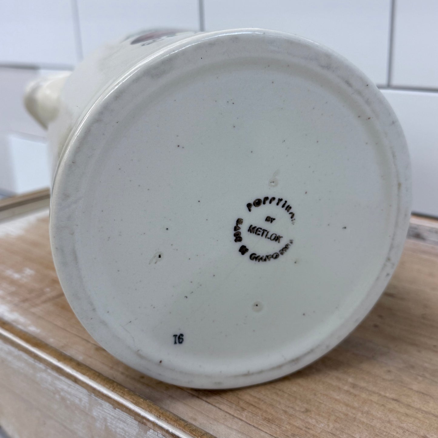 Metlox Poppytrail Pitcher Mid-Century