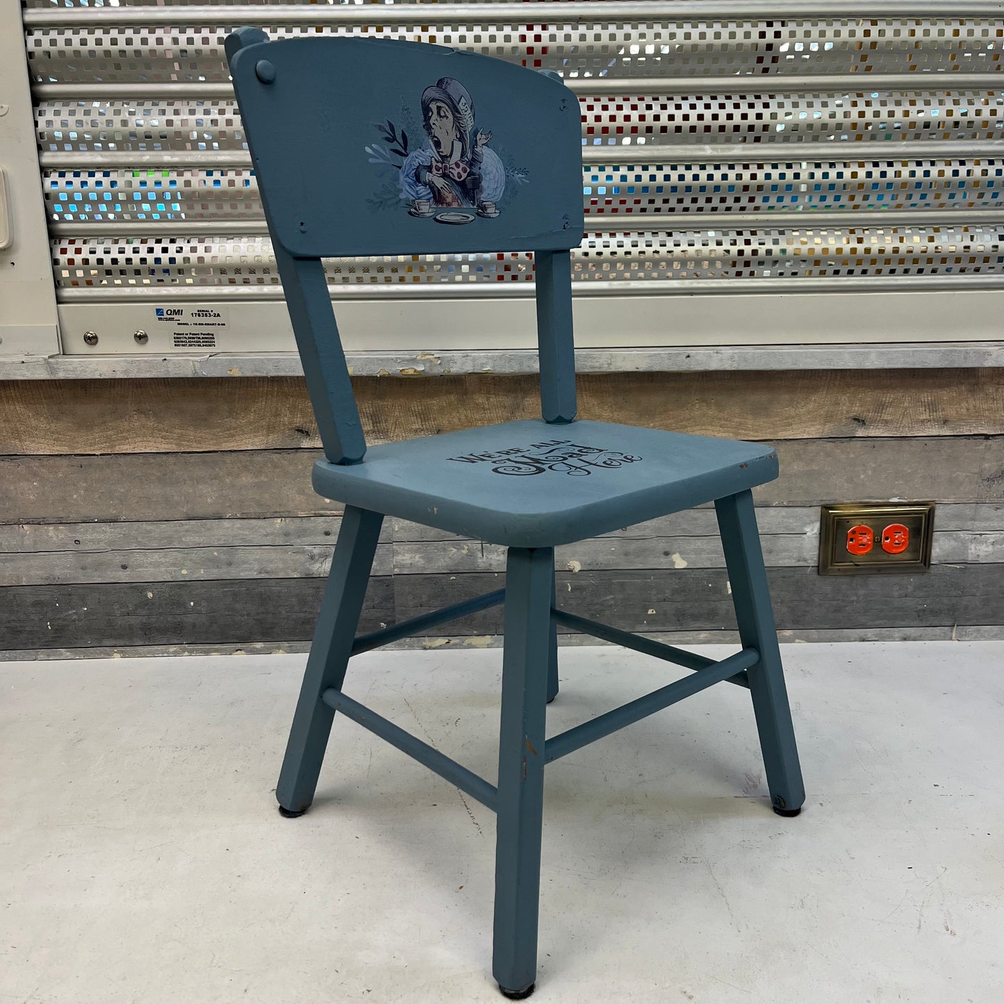 Alice in Wonderland Themed Chair