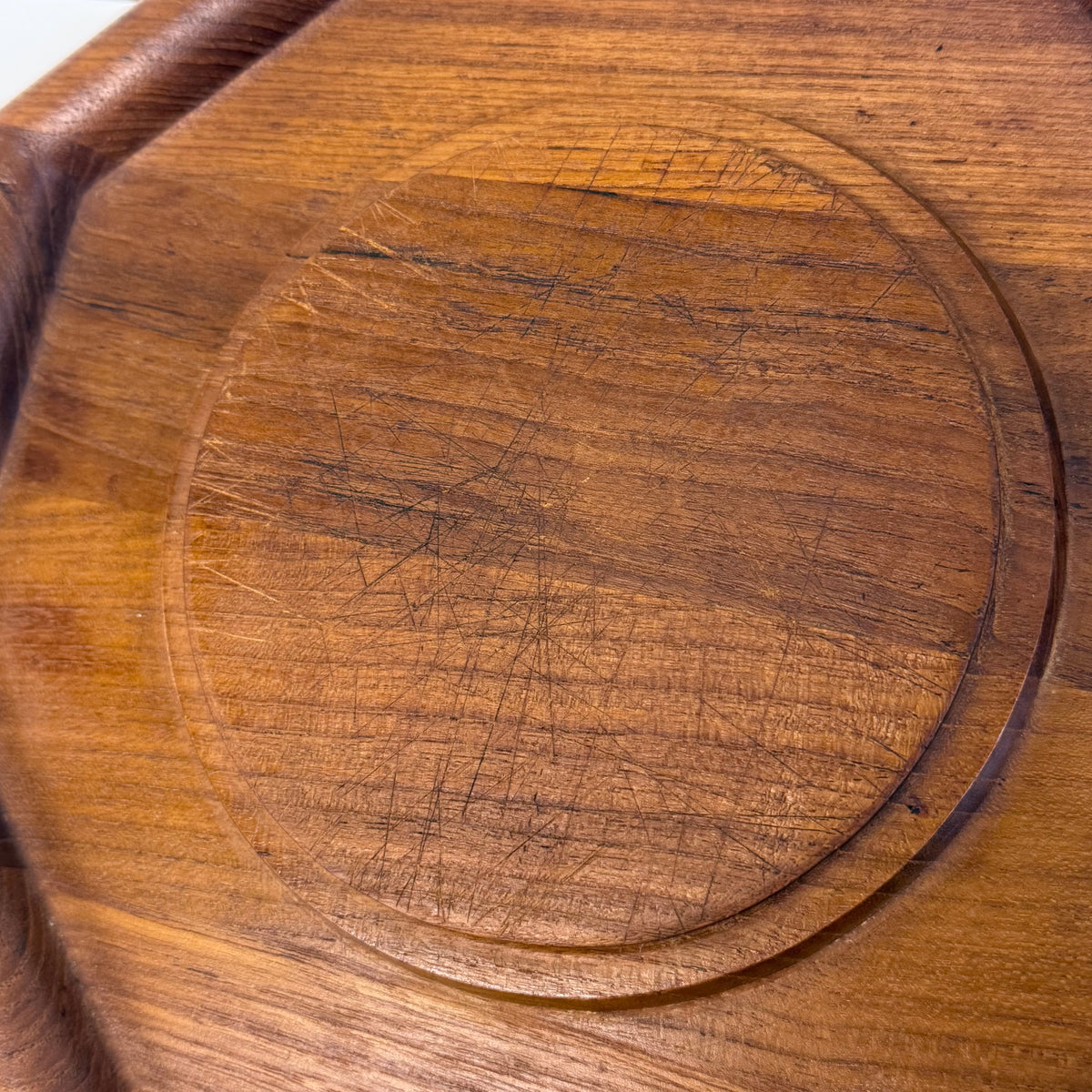 Goodwood Teak Cheese Board Glass Dome Cloche Serving Platter