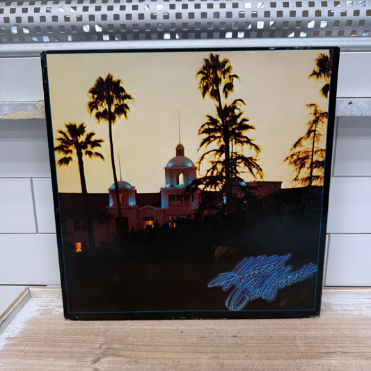 Eagles Hotel California Vinyl LP Record w Poster 1976