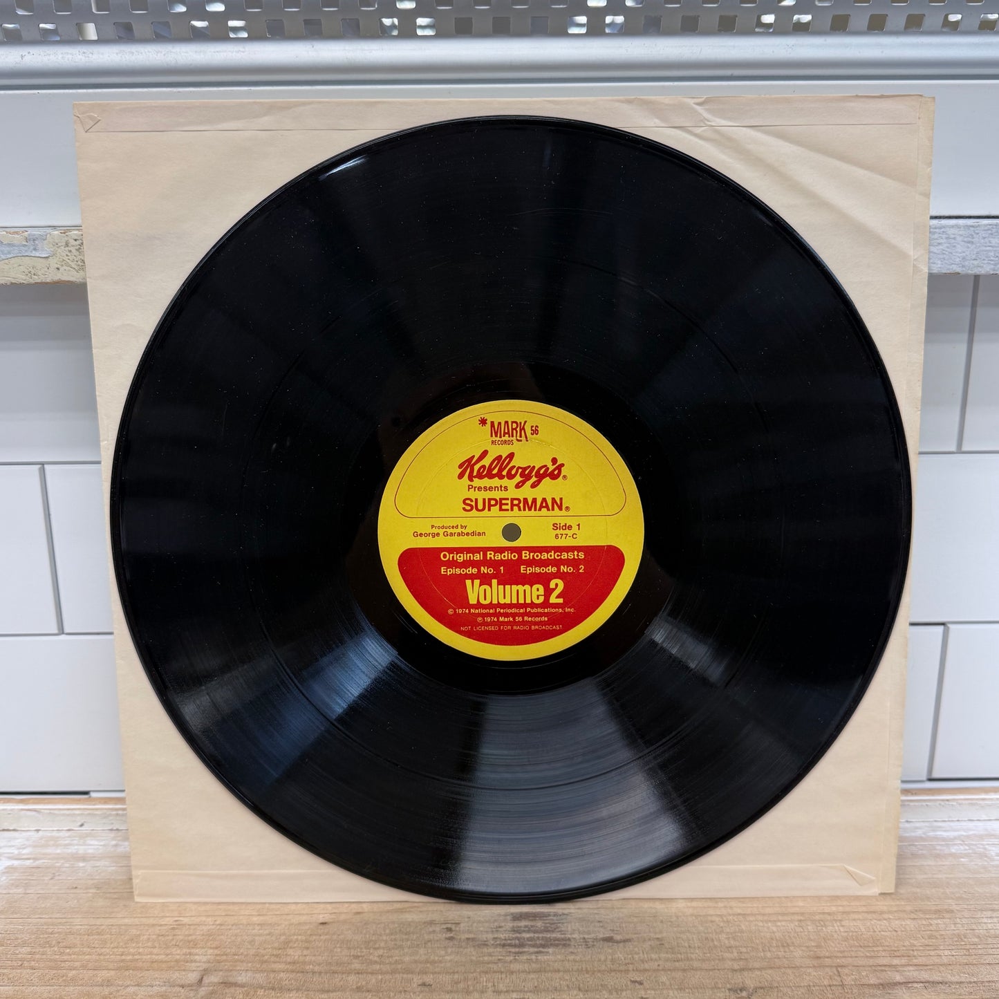 Kellogg’s Superman Radio Broadcast Vinyl Volumes 2-4 1974 #677