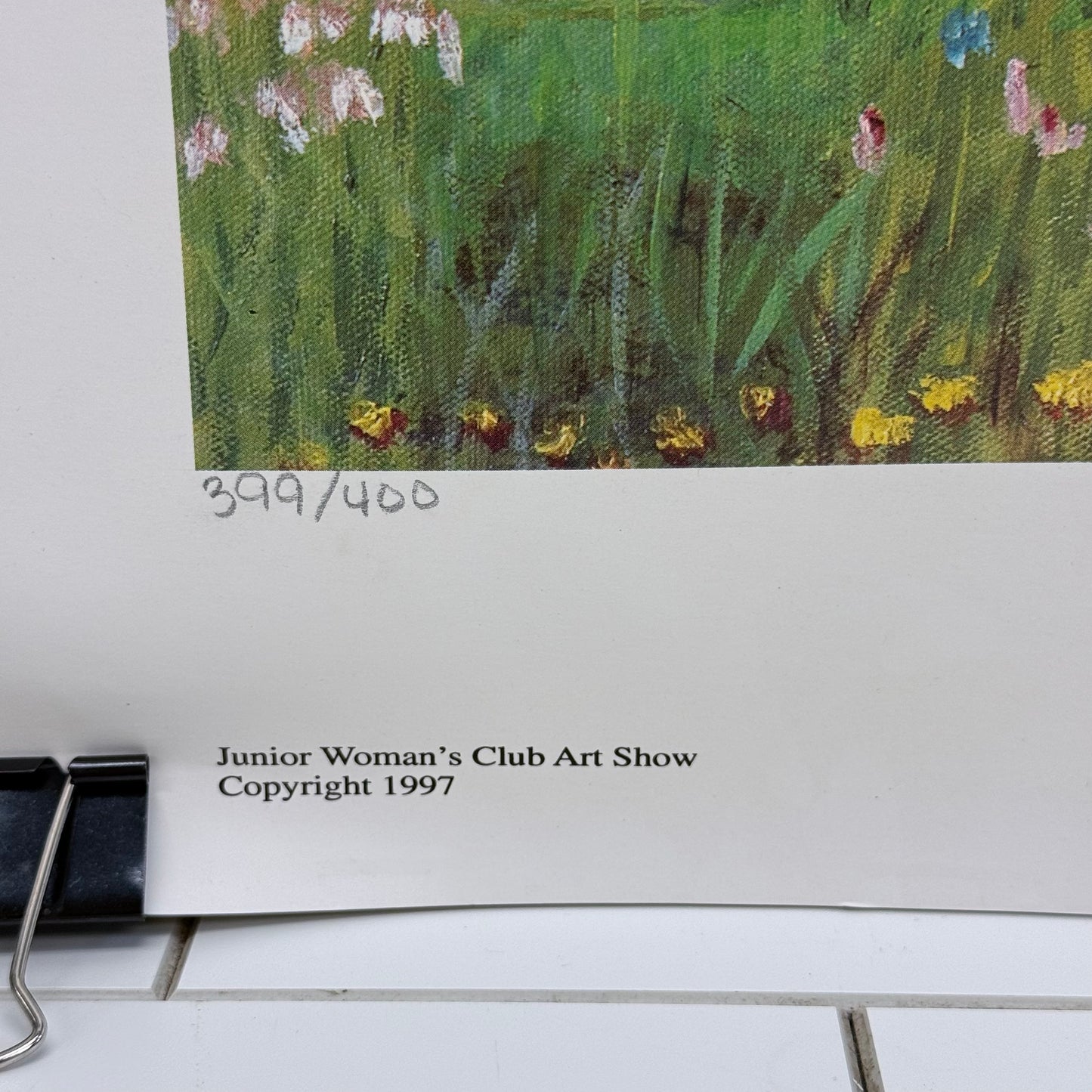 Donald T Regan Signed Print Palace Garden 1997 Limited Edition