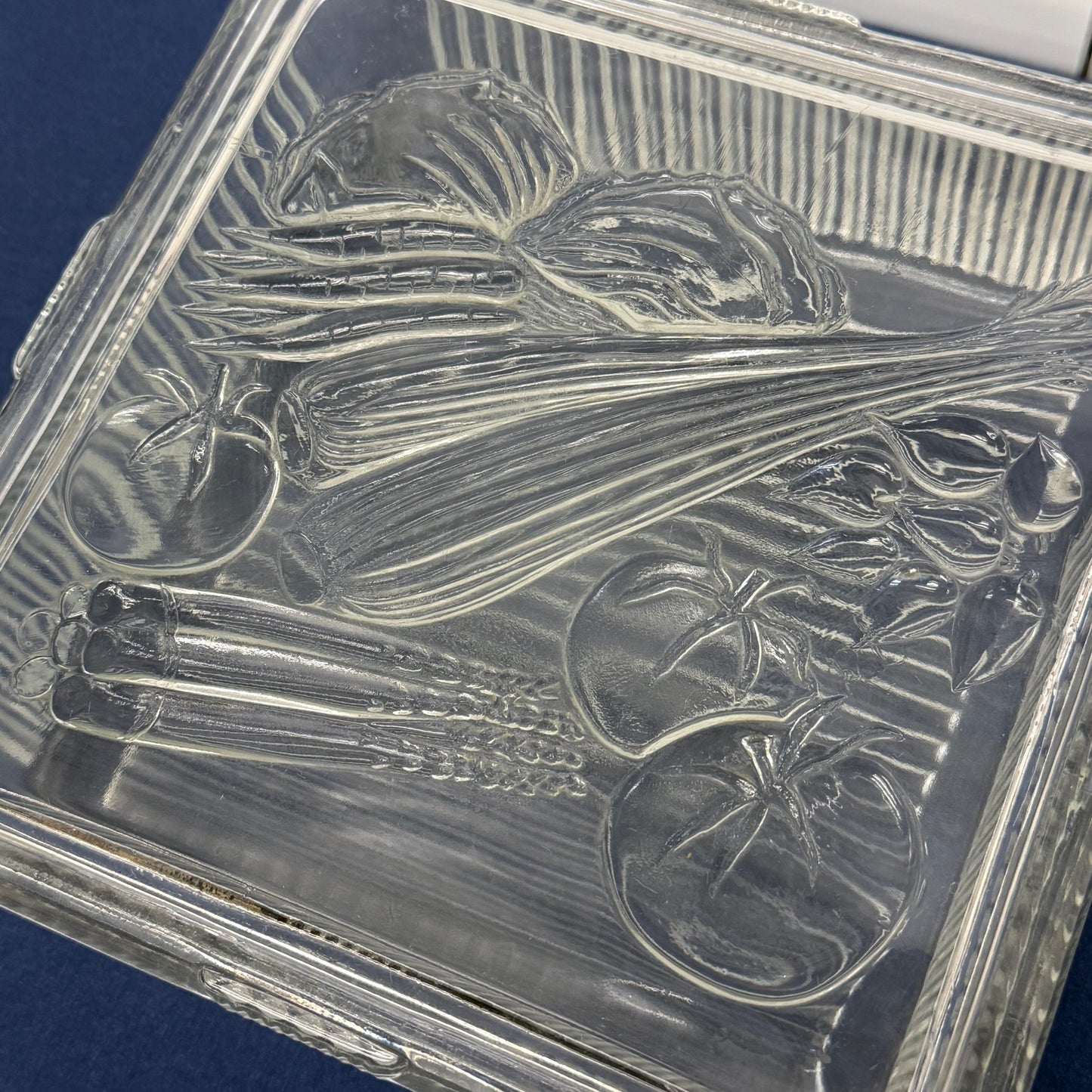 Anchor Hocking Garden Harvest Glass Refrigerator Dish & Lid