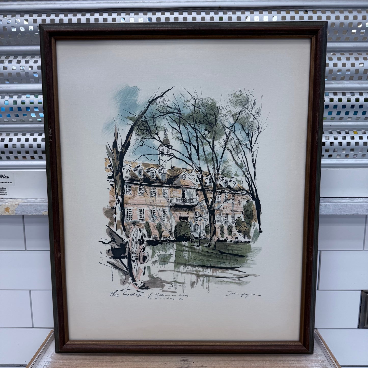 John Haymson College of William & Mary Framed Art Print