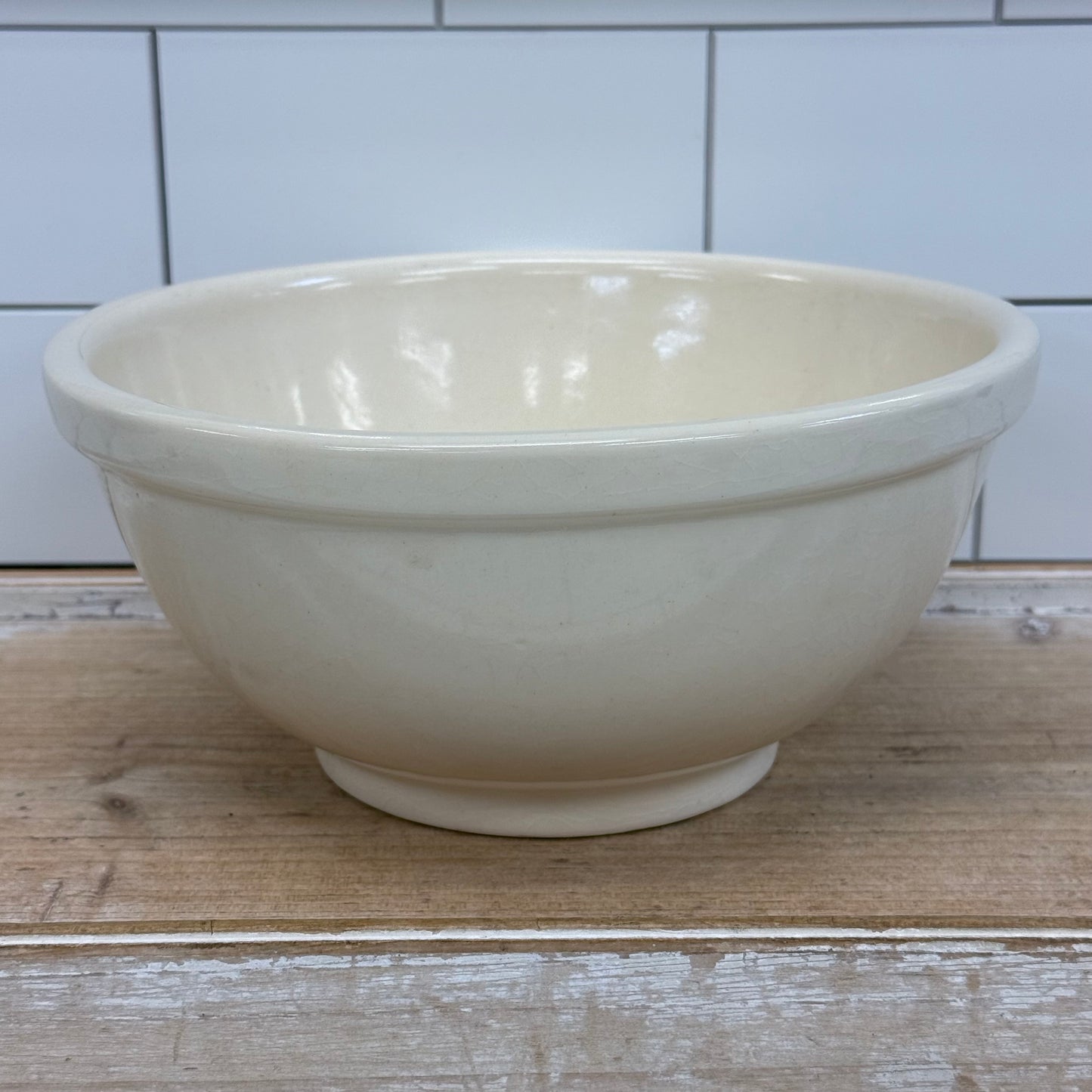Emerson Creek Pottery Painted Floral Mixing Bowl Ceramic 2012