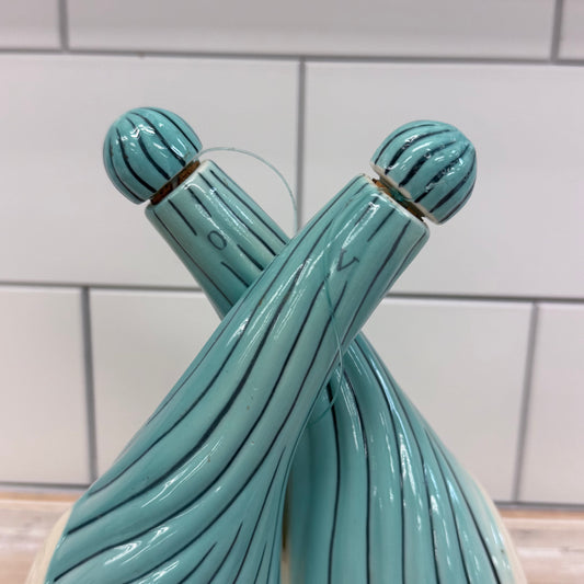 Oil & Vinegar Cruet, Mid-Century Ceramic
