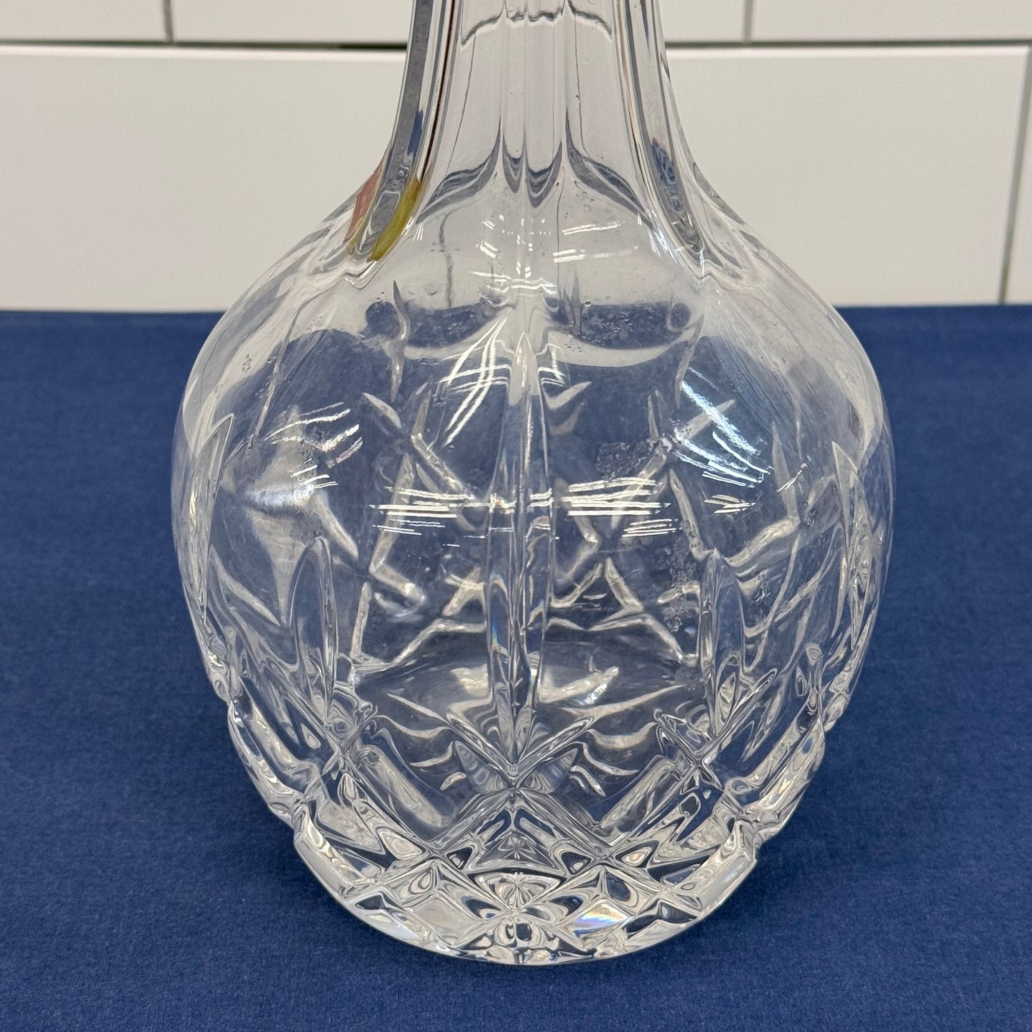 Gorham King Edward Cut Crystal Decanter with Stopper