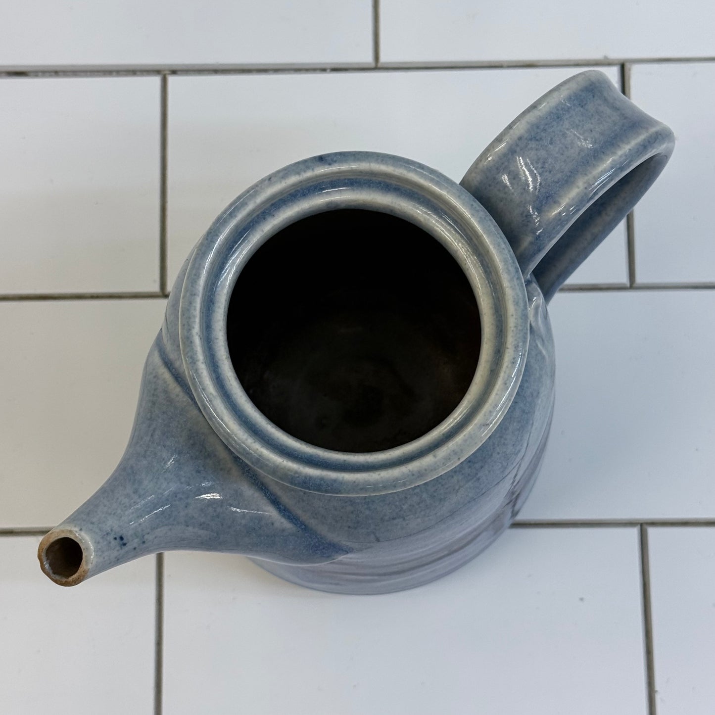 Studio Art Pottery Drip Glaze Teapot, Ceramic