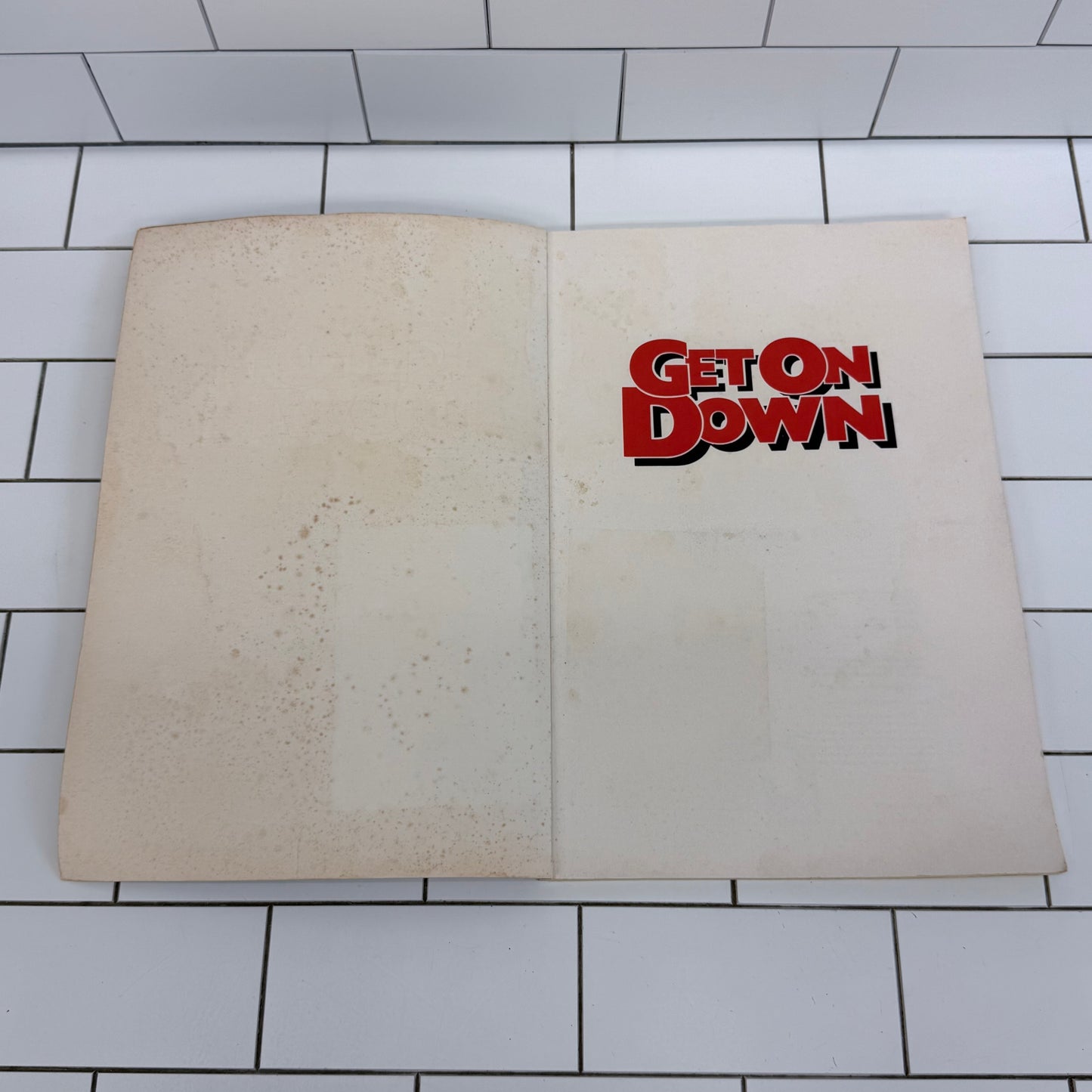 Get On Down Rock and Roll Posters Mick Farren Book 1977 Vintage