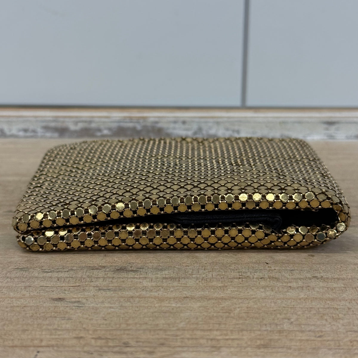 Whiting & Davis Gold Mesh Wallet 1960s