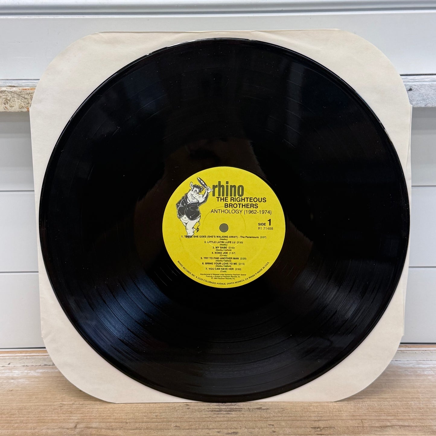The Righteous Brothers Anthology Double Vinyl Record LP 1989 #R1-71488