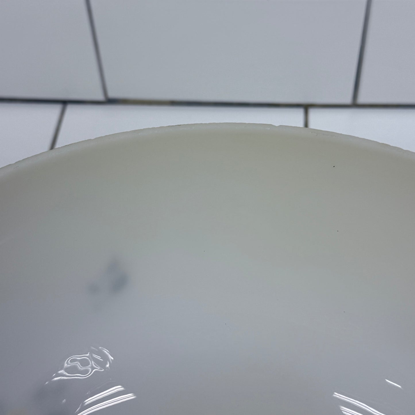 KYSO Brass Electric Hurricane Lamp Glass Shade 1950s