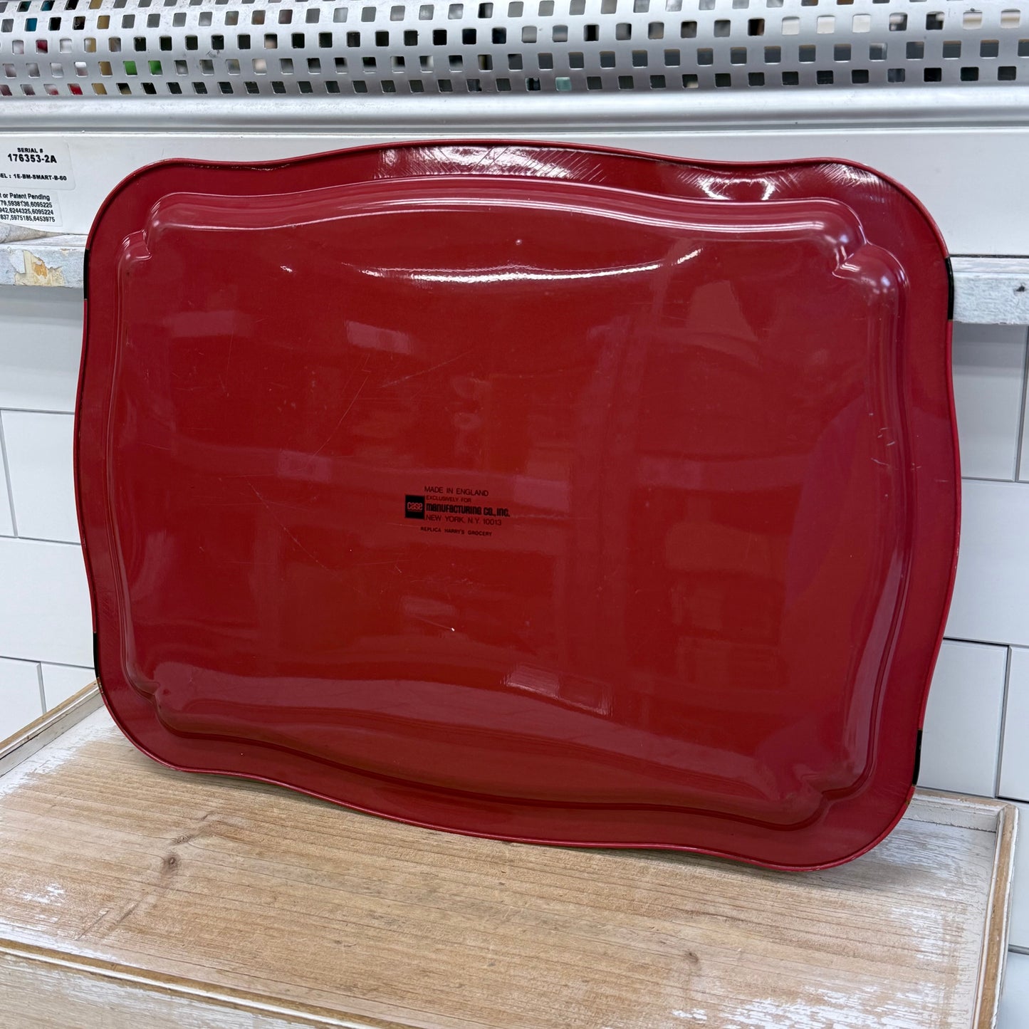 Bacon Stickney Best Ginger Advertising Tray 1970s