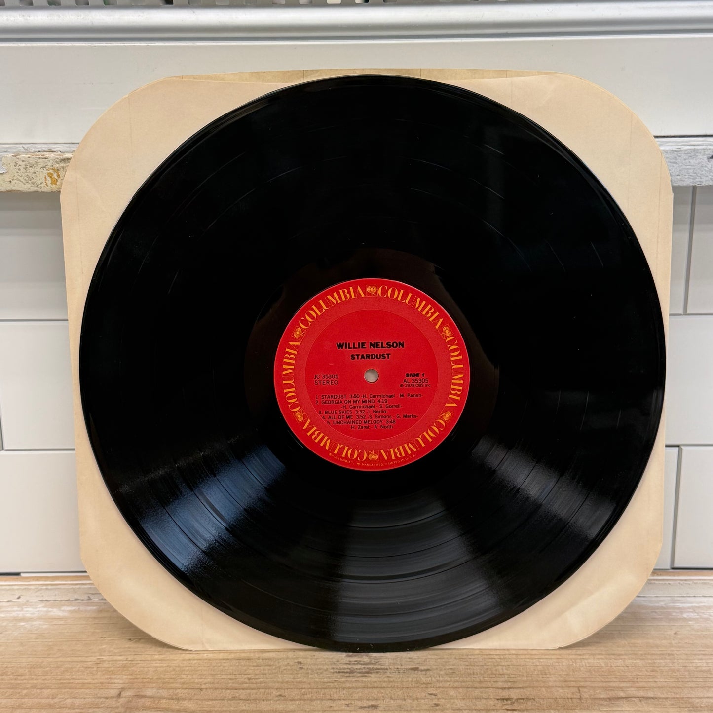 Willie Nelson Stardust Vinyl Record 1978 #JC35305