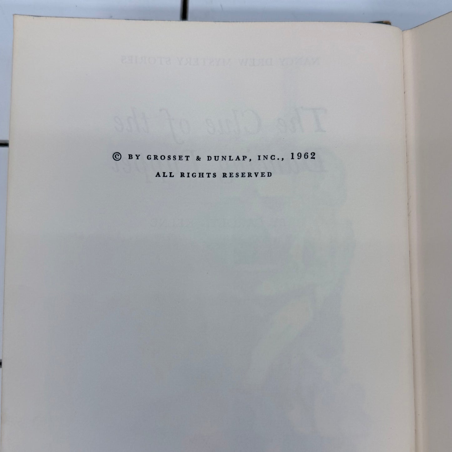 Vintage Nancy Drew Books Set of 6 By Carolyn Keene