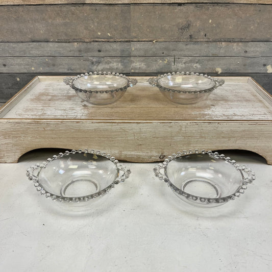Imperial Candlewick Fruit Bowls, Set of 4