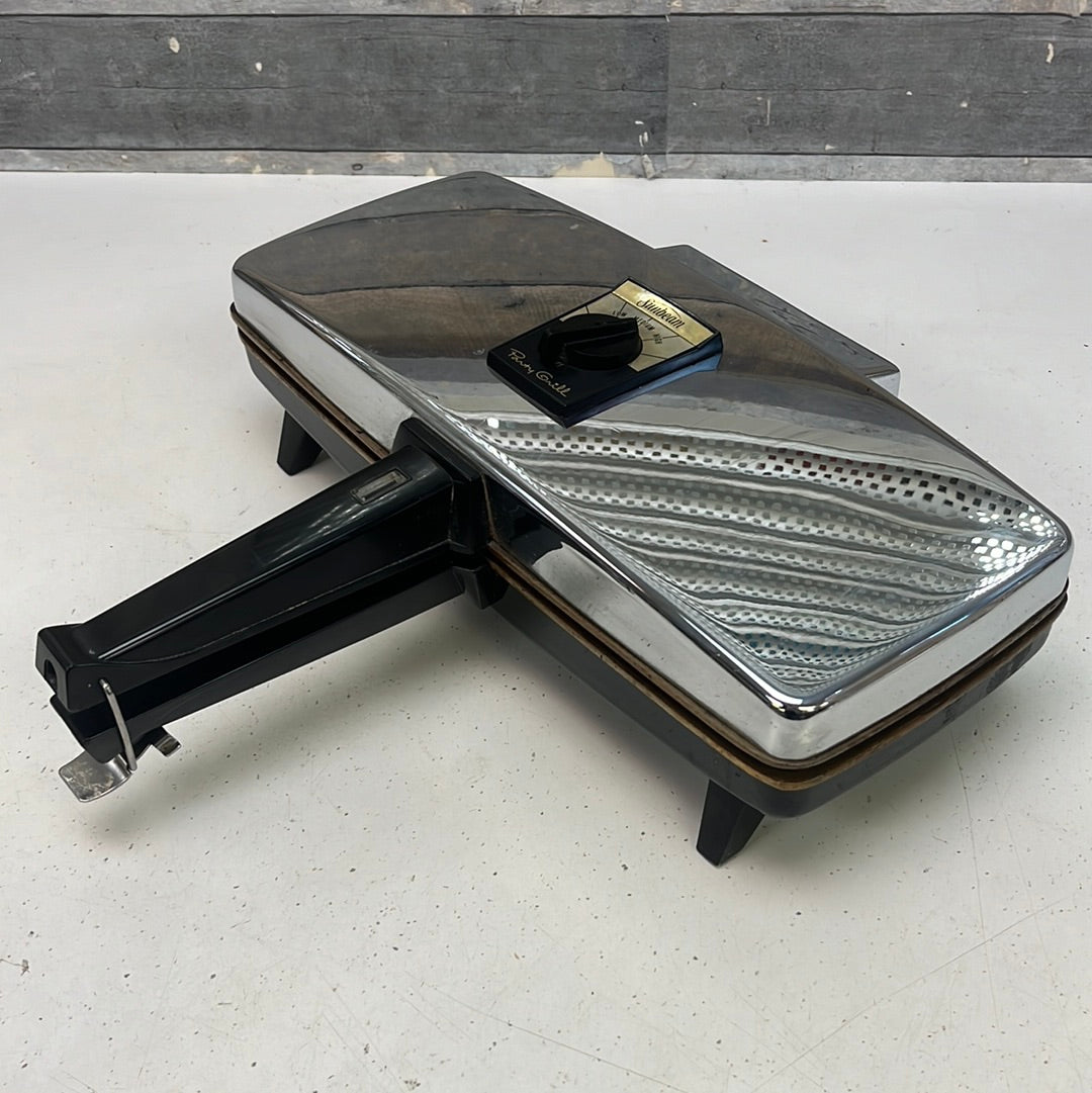 Vintage Sunbeam Electric Party Grill #870 Sandwich Maker, 1960s