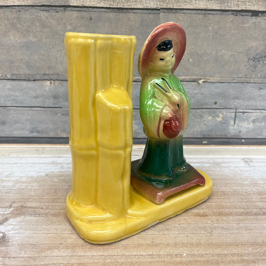 Shawnee Vase & Figurine, Set of 2