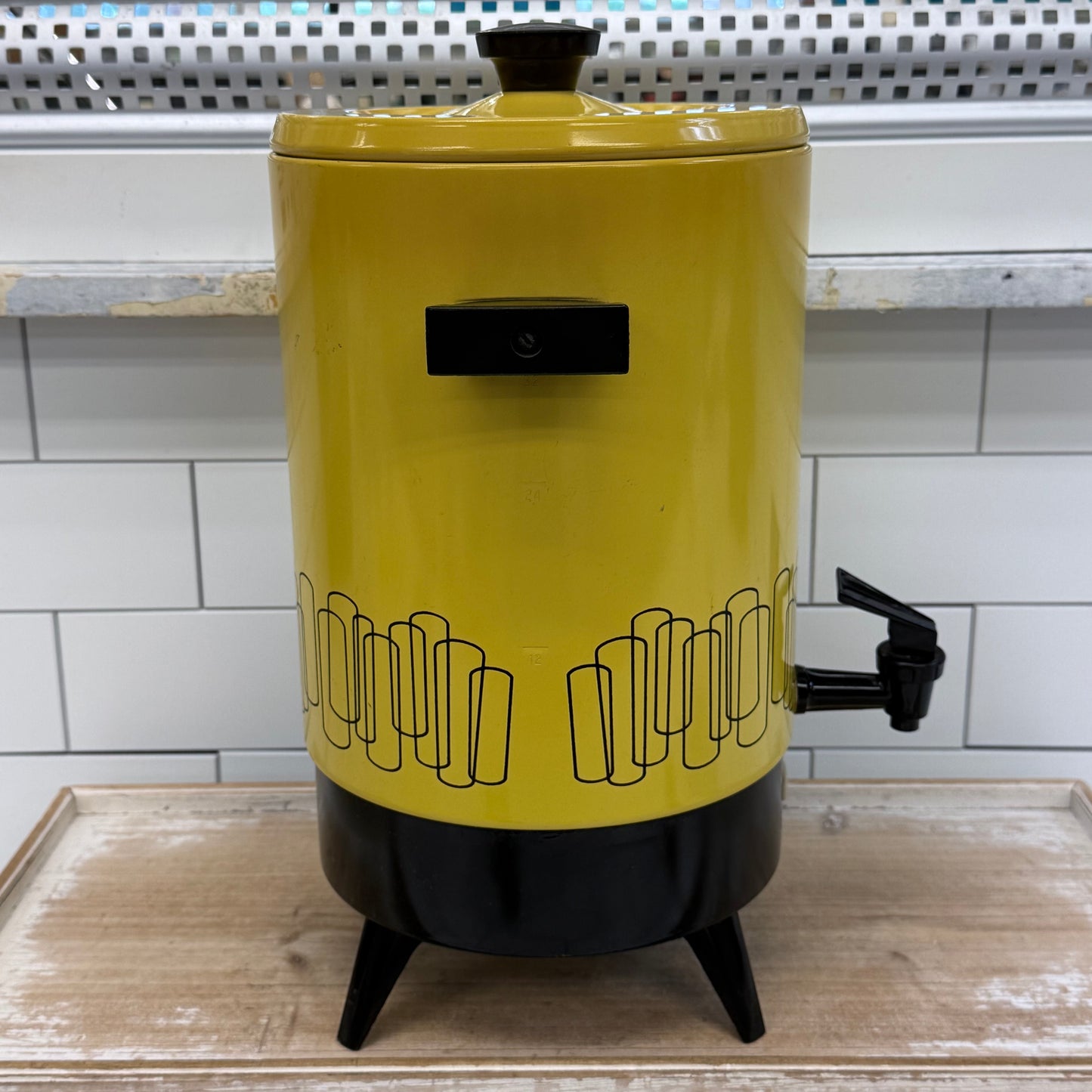 Empire Harvest Gold 32 Cup Electric Coffee Percolator Urn