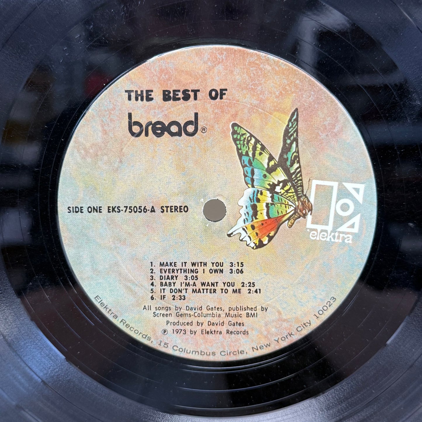 The Best of Bread Vinyl Record 1973 #EKS75056
