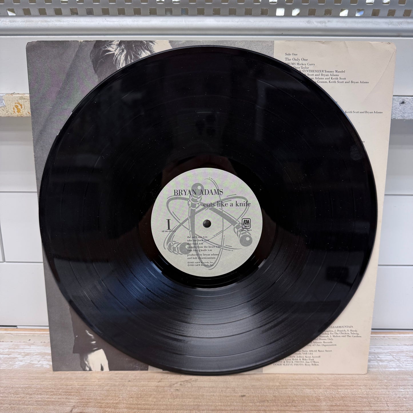 Bryan Adams Cuts Like a Knife Vinyl Record, 1983